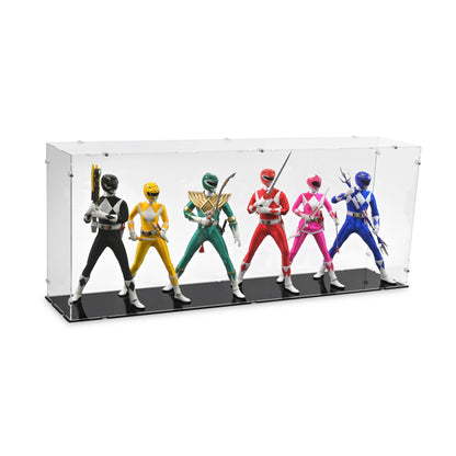 1/6 Scale Mighty Morphin Power Rangers Display Case for threezero 907476