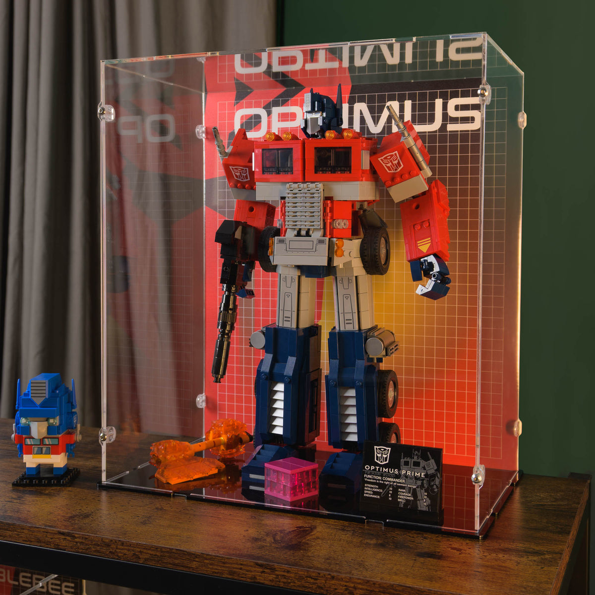 Optimus Prime Display Case for LEGO 10302