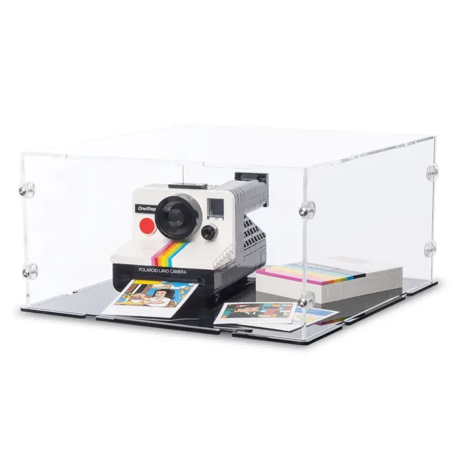 polaroid camera sx-70 lego display case