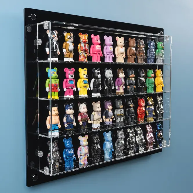collectors display for medicom be@rbrick toy figures