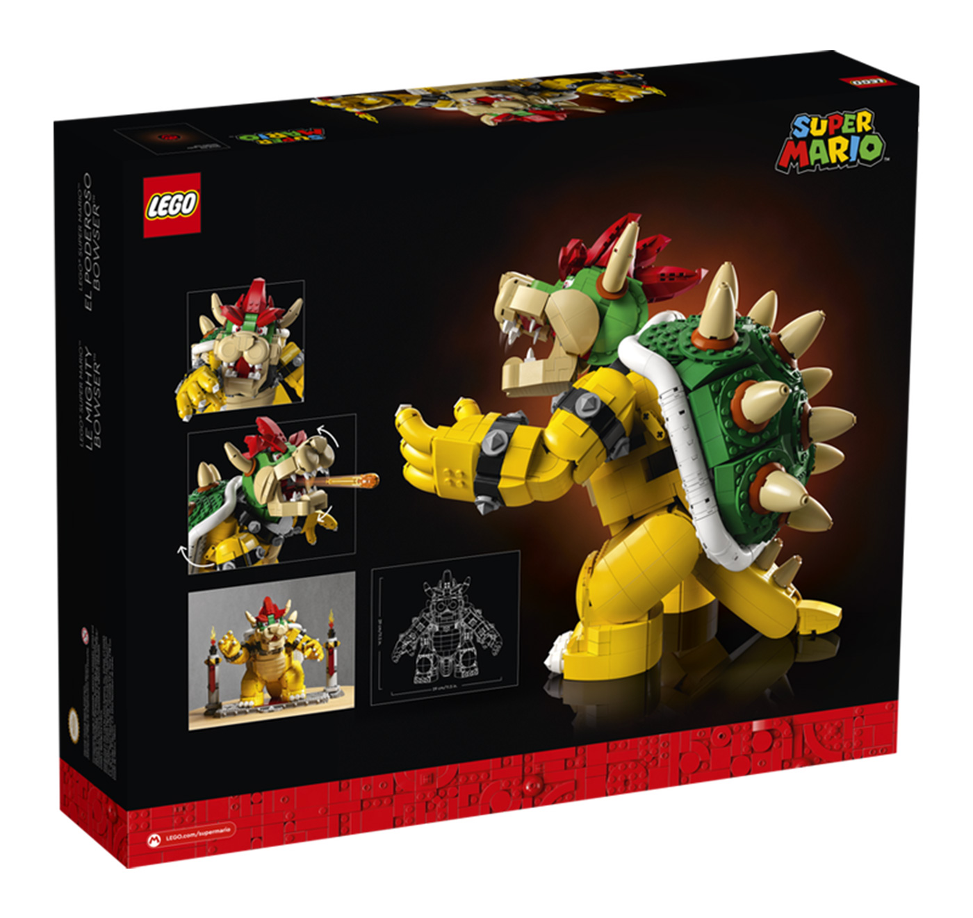 DiscussingFilm on X: LEGO has revealed the 14-foot tall Bowser on