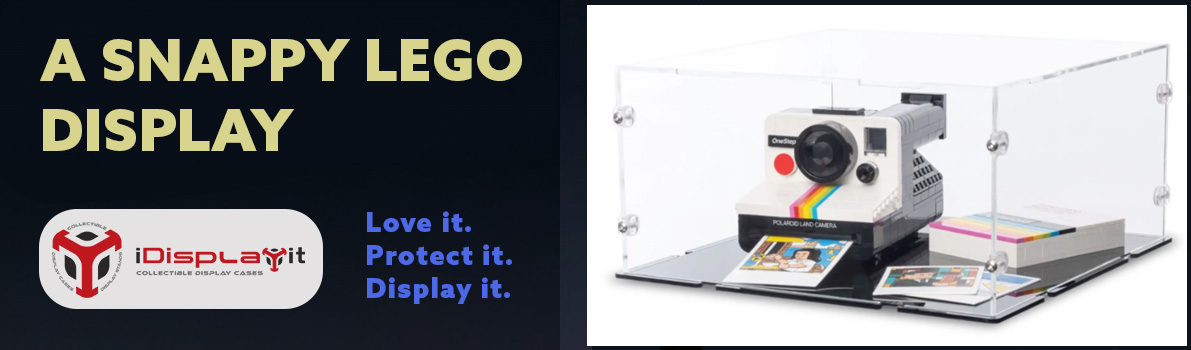 LEGO clear display box for Polaroid Camera