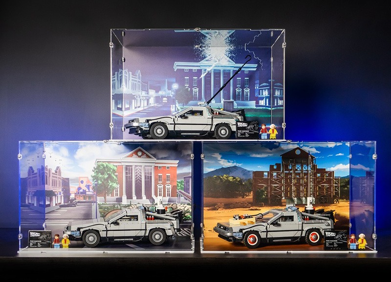Bespoke Display for LEGO Delorean Cars