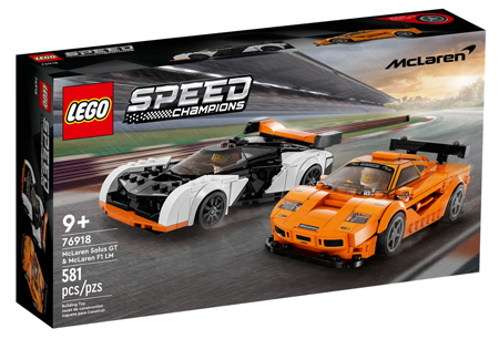 LEGO Speed Champions McLaren Solus and F1 LM