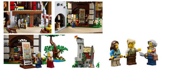 LEGO artist and tapestry maker and their studios