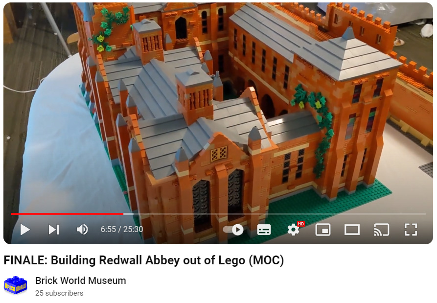 YouTube video from Brick World Museum