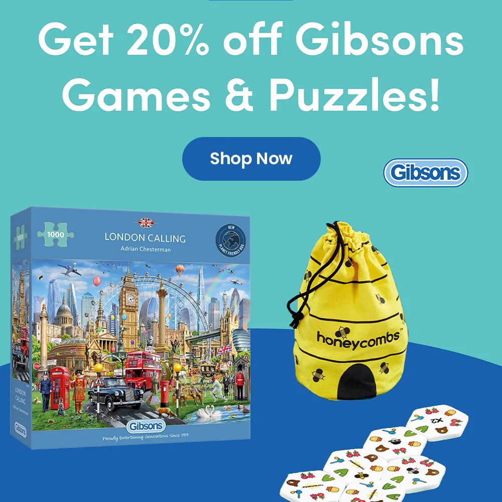 Save 20% On Gibsons Games & Puzzles