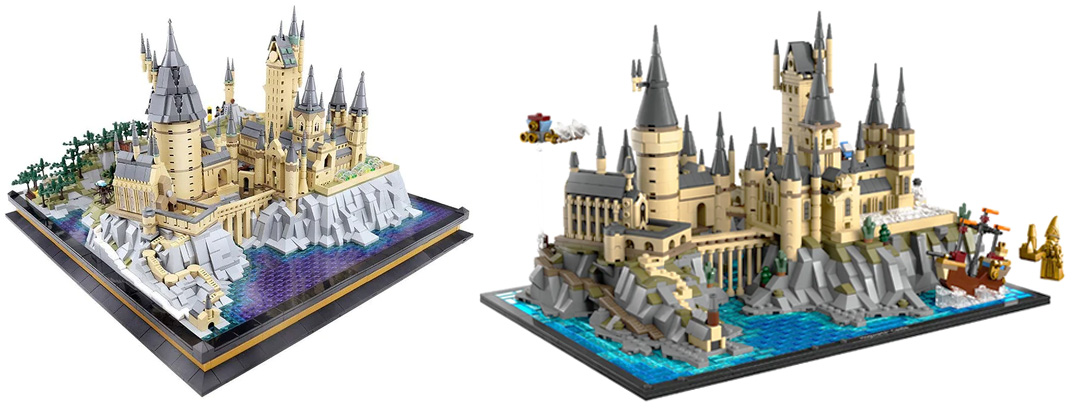 Hogwarts LEGO vs Fego