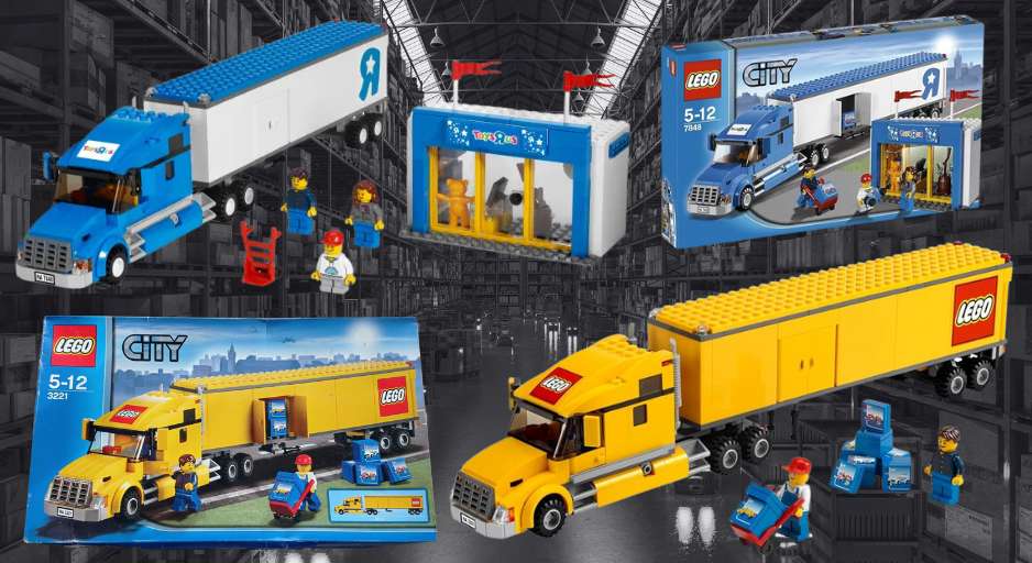 picture of LEGO trucks