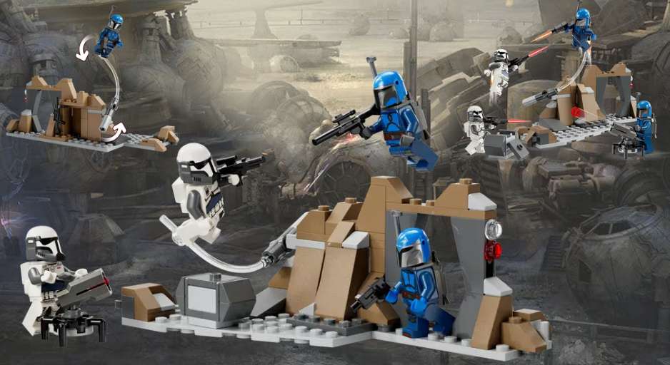 picture of LEGO Mandalore battle