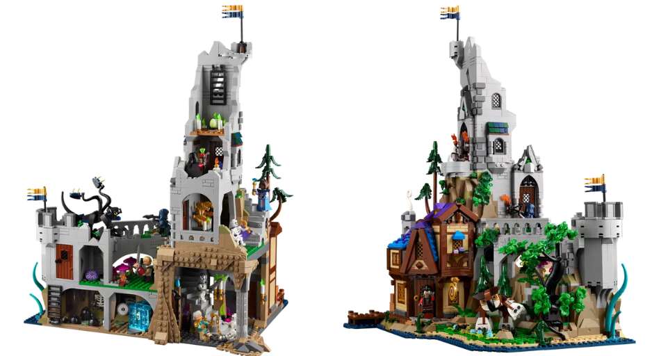 Internal Sections of LEGO Ideas D&D Model