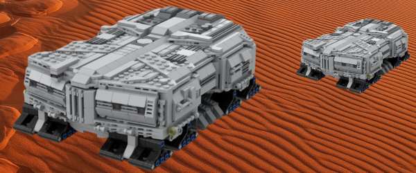LEGO Dune crawler MOC