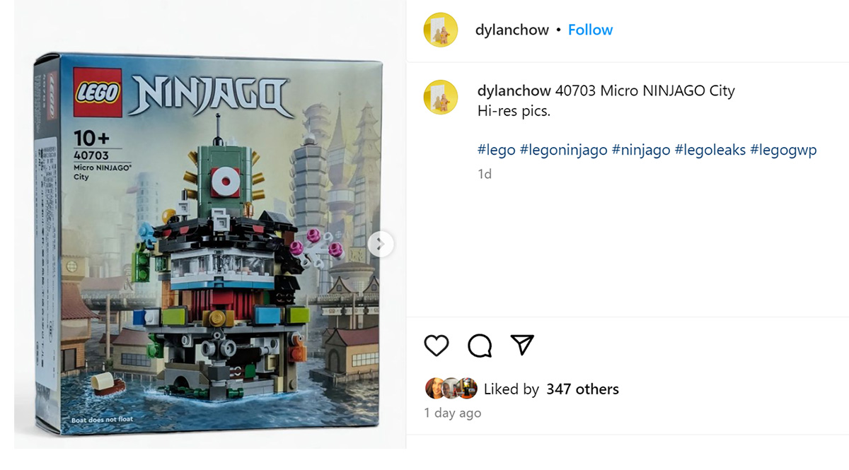 Ninjago Instagram leak