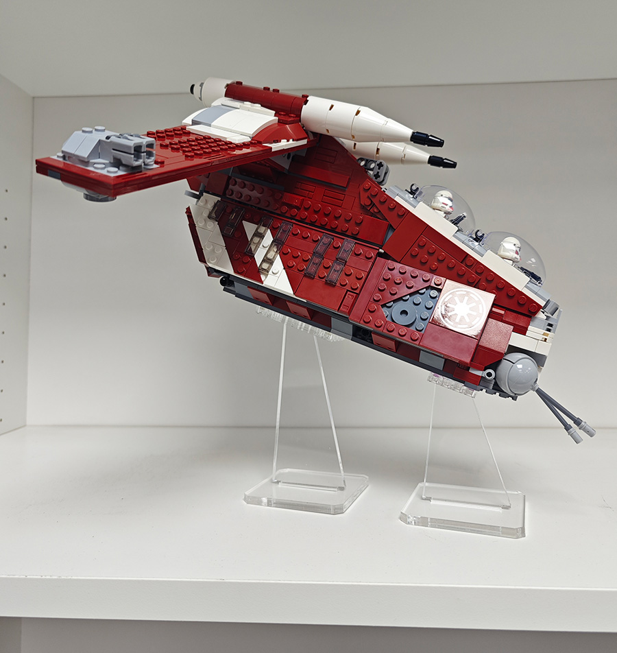 Display Stand for LEGO Coruscant Guard Gunship 75354