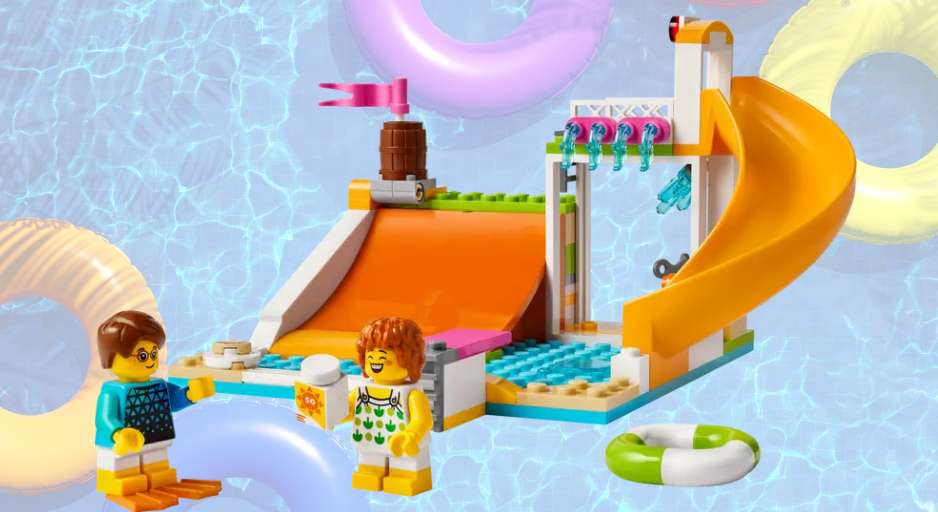 LEGO Water Park with LEGO Minifigures