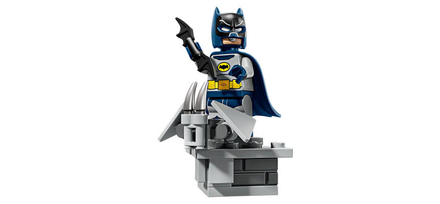 76328 LEGO Batman Minifigure in Blue Grey Costume