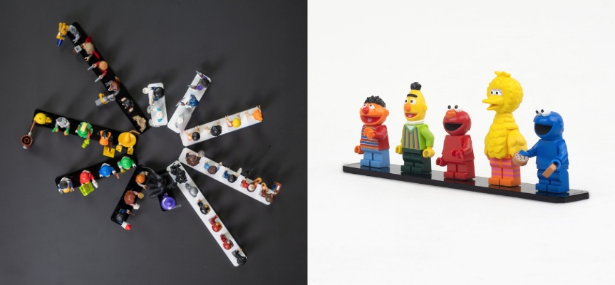 How to display groups of LEGO Minifigures