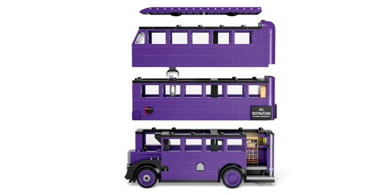 lego 76446 knight bus three tiers