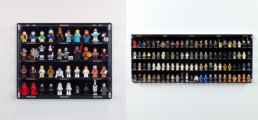 LEGO Minifigure Wall Display Cases