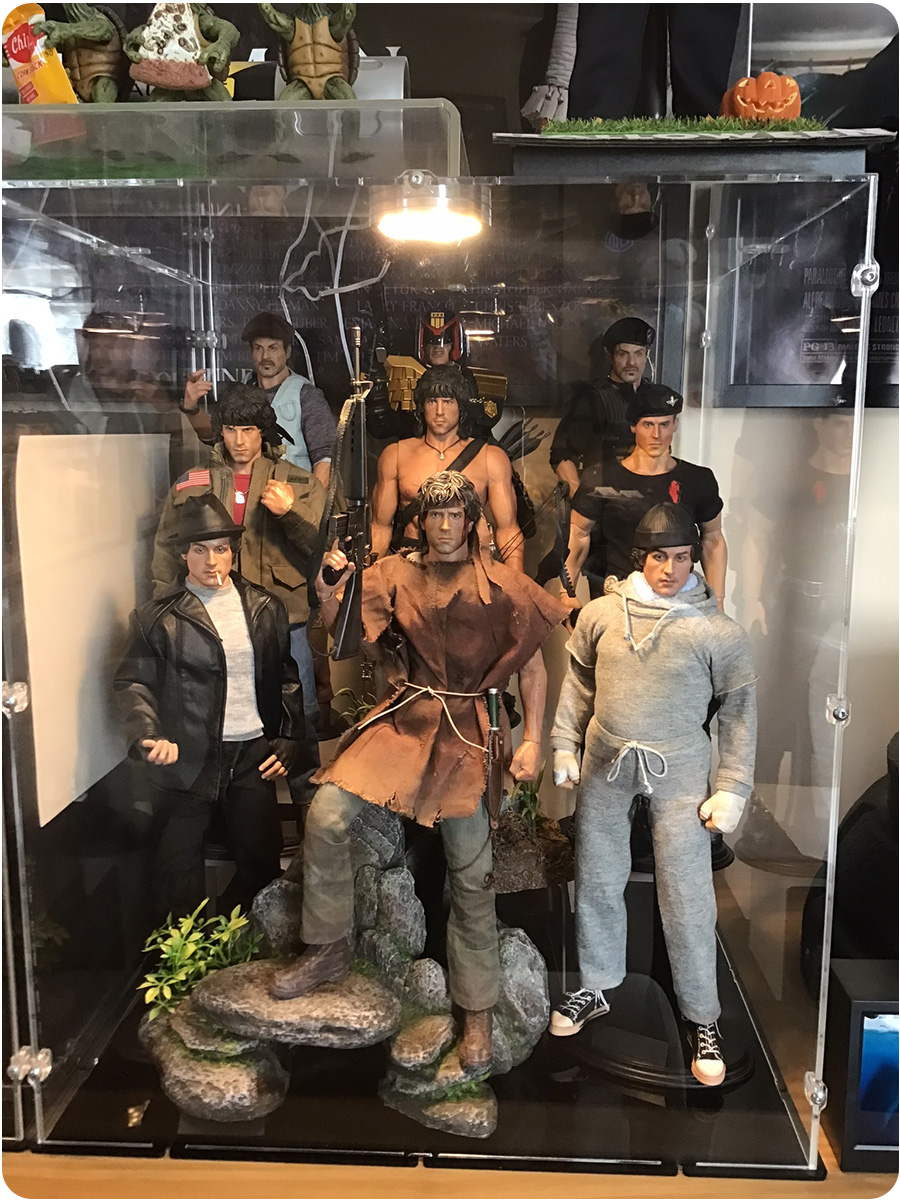 Sylvester Stallone Hot Toys Showcase