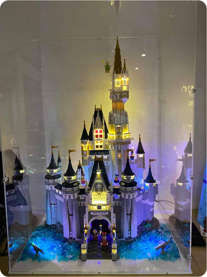 Disney Castle Display Case for LEGO 71040