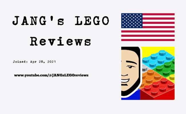 JANG's LEGO reviews