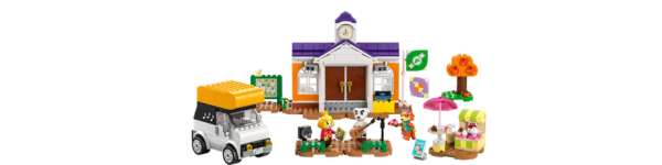 LEGO 77052 Animal Crossing K.K's Concert at the Plaza out of the box