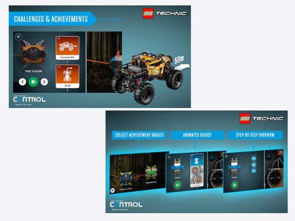 LEGO Technic Control+ App screen