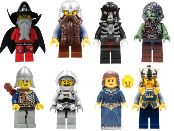 LEGO Castle Chess Set Minifigures