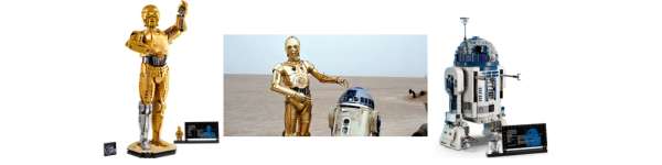 C-3PO patting R2-D2 on the head