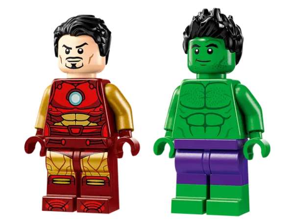 LEGO 76287 Iron Man with Bike and The Hulk Minifigures