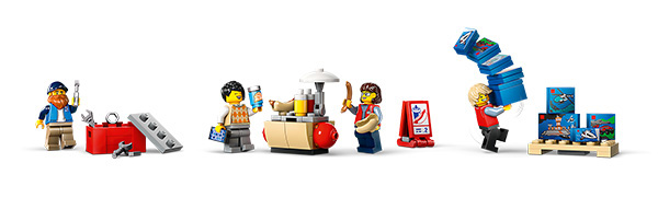 lego minifigures included with set 60440