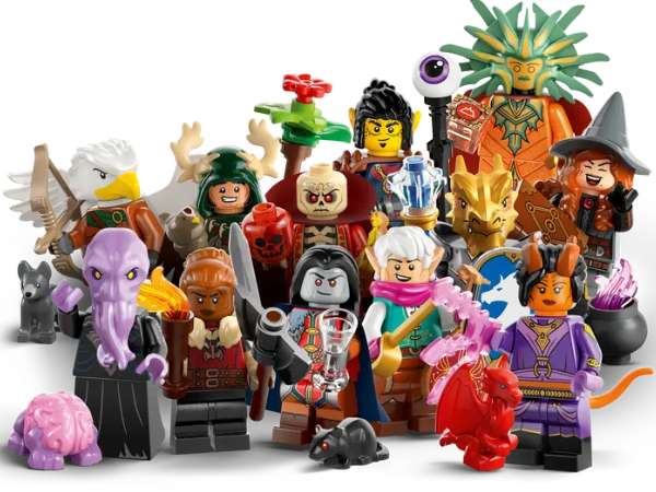 LEGO D&D minifigures