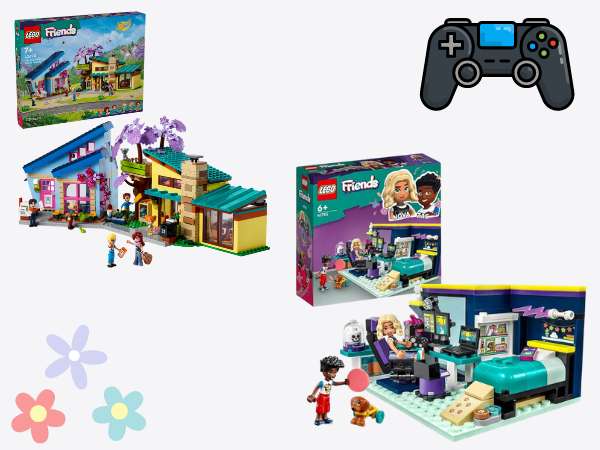 A couple of the LEGO Friends characters houses