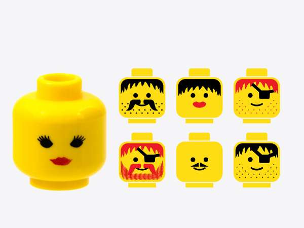 LEGO Minifigure heads