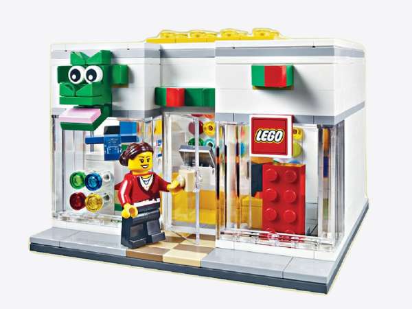 Brick built LEGO store