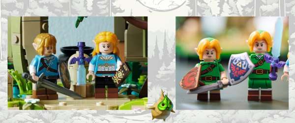 picture of LEGO Zelda minifigures