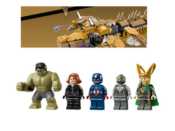 LEGO 76290 The Avengers vs. The Leviathan Minifigures