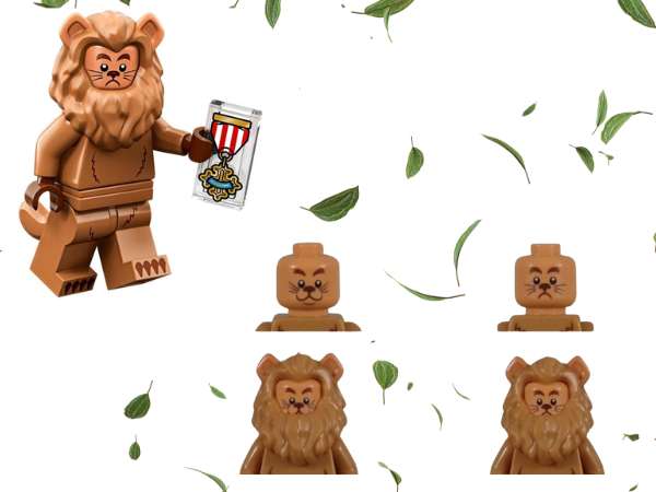 LEGO 71023-17 Cowardly Lion Minifigure