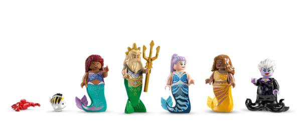 LEGO Disney Little Mermaid minifigures