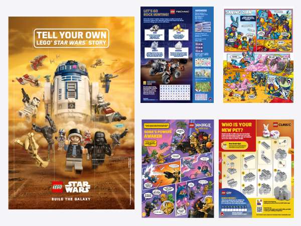 LEGO free magazine pages