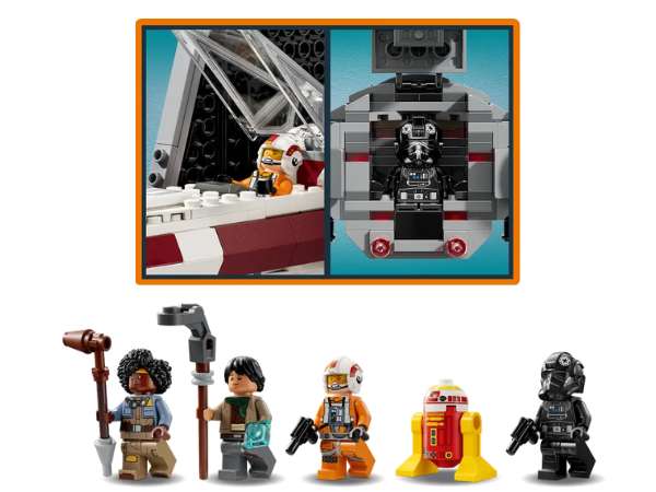 Minifigures from LEGO 75393