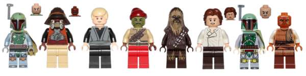LEGO Star Wars Minifigures from old Desert Skiff and Sarlacc pit sets