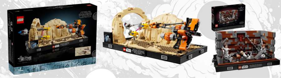 LEGO Mos Espa Podrace Diorama