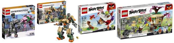 LEGO Overwatch and LEGO Angry Birds sets