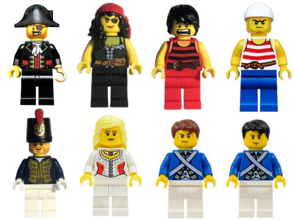 LEGO Pirates Chess Set Minifigures