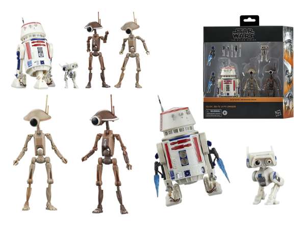 Hasbro Black Series pit droids, R5-D4 and BD-72