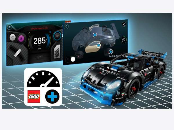 LEGO 42176 and control+ app screens