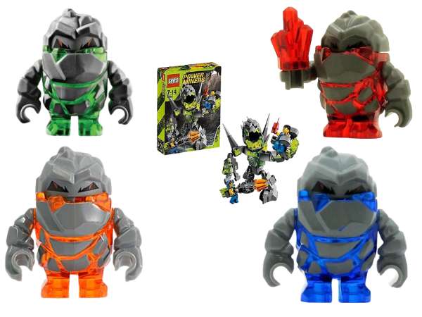 LEGO Power Miners Rock Monsters and Crystal King