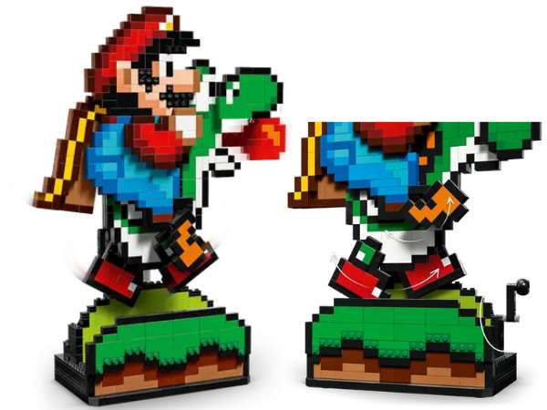 LEGO 71438 Super Mario World™: Mario & Yoshi close up of handle